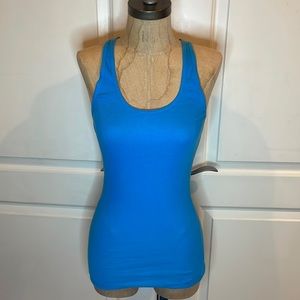 Hollister blue racerback tank
